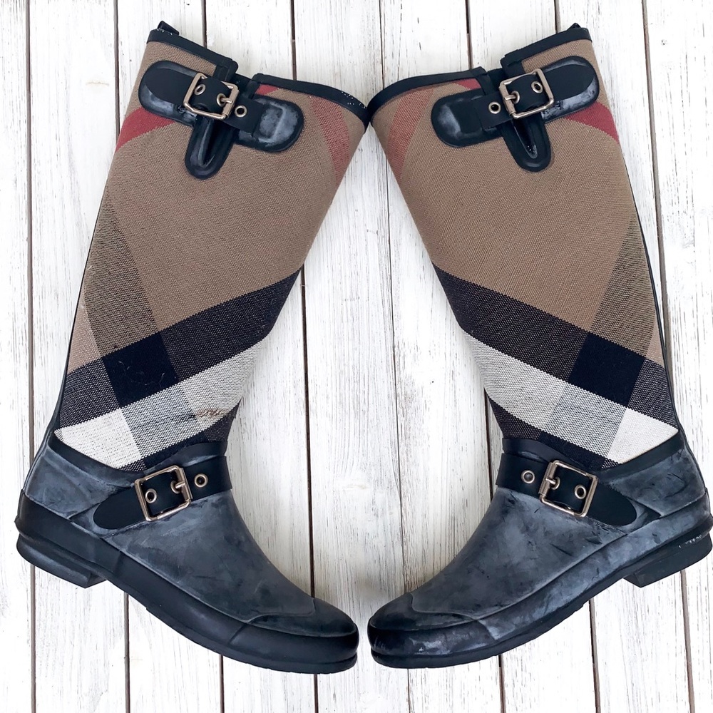 VINTAGE BURBERRY ‘BIRKBACK’ RAIN BOOT